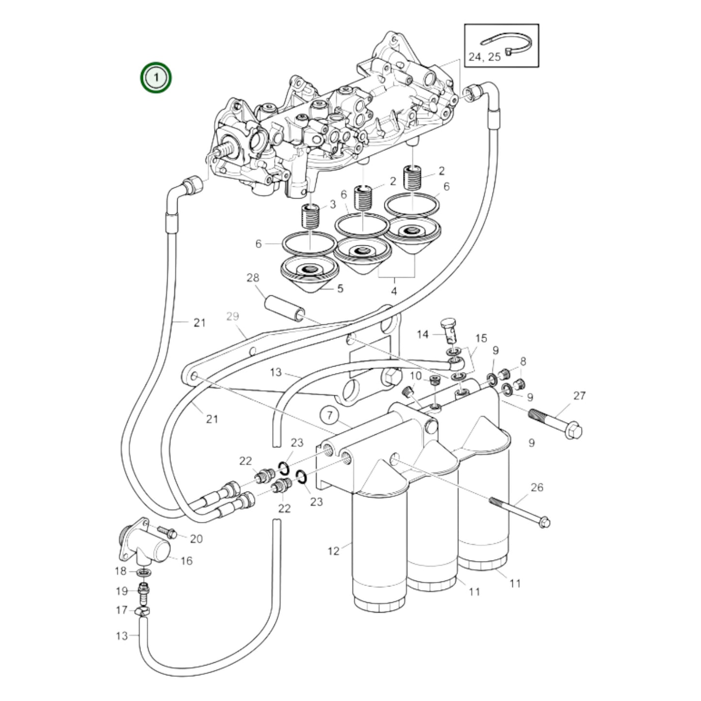 Oil Filter Housing - 23307312