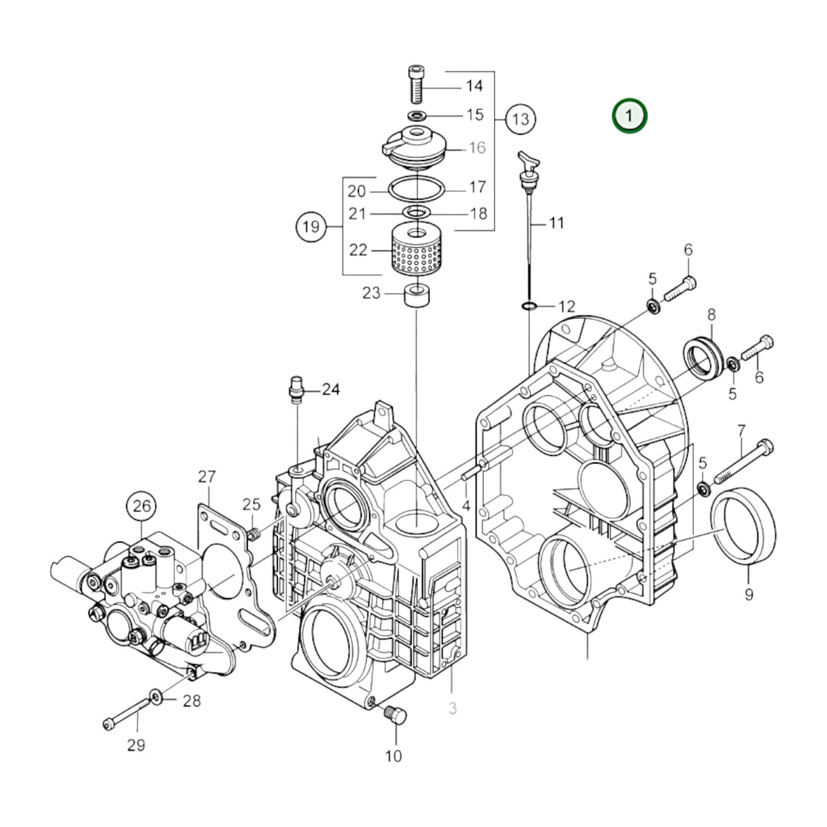 23370817 - Reversing Gear Kit