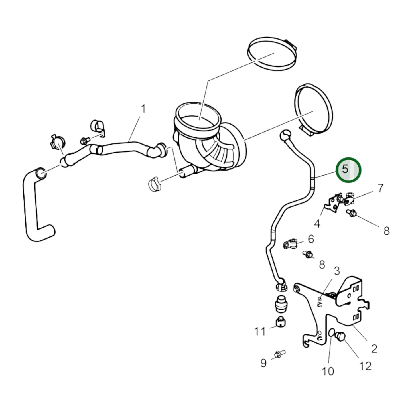 Oil Return Pipe - 23488164