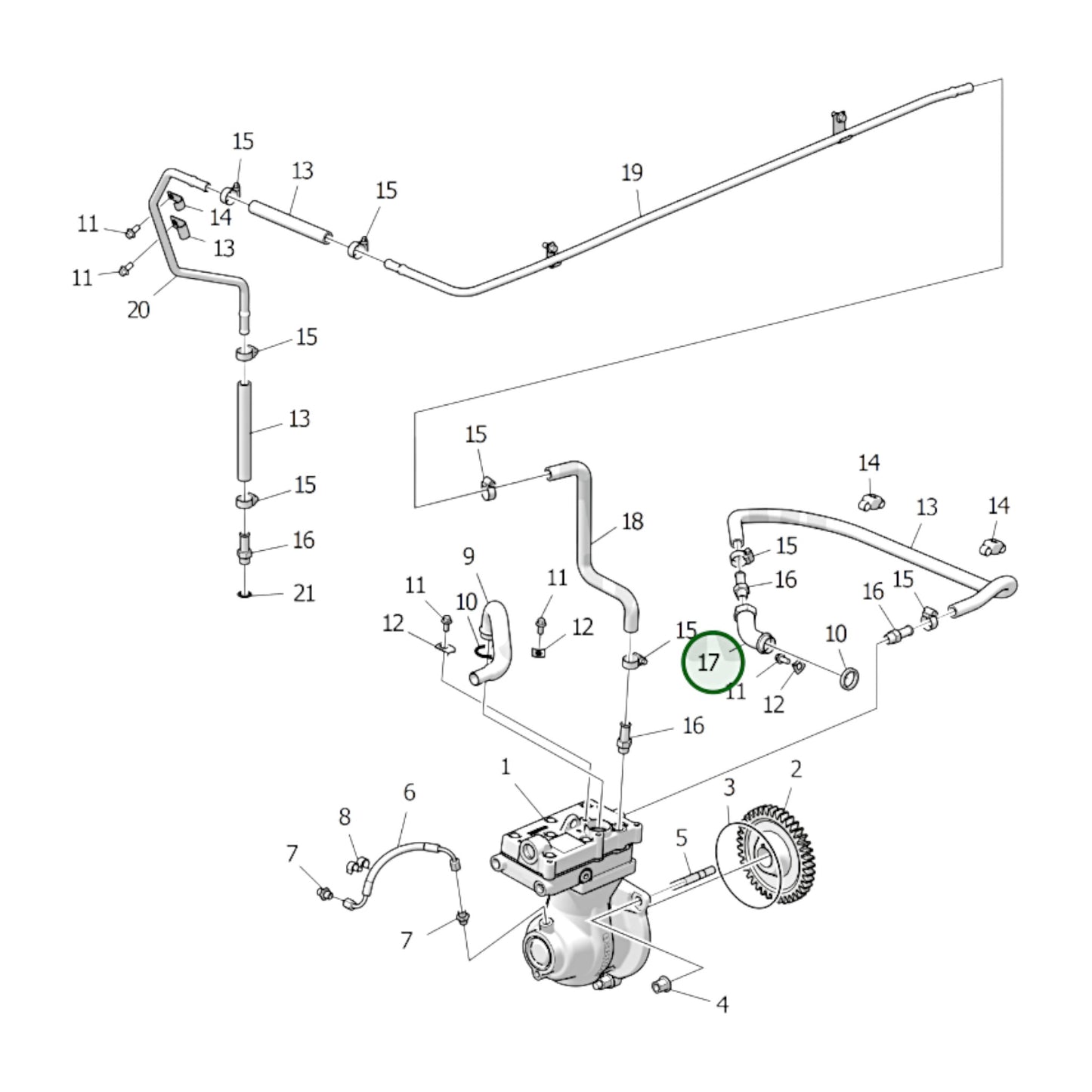 Coolant Pipe - 23489047