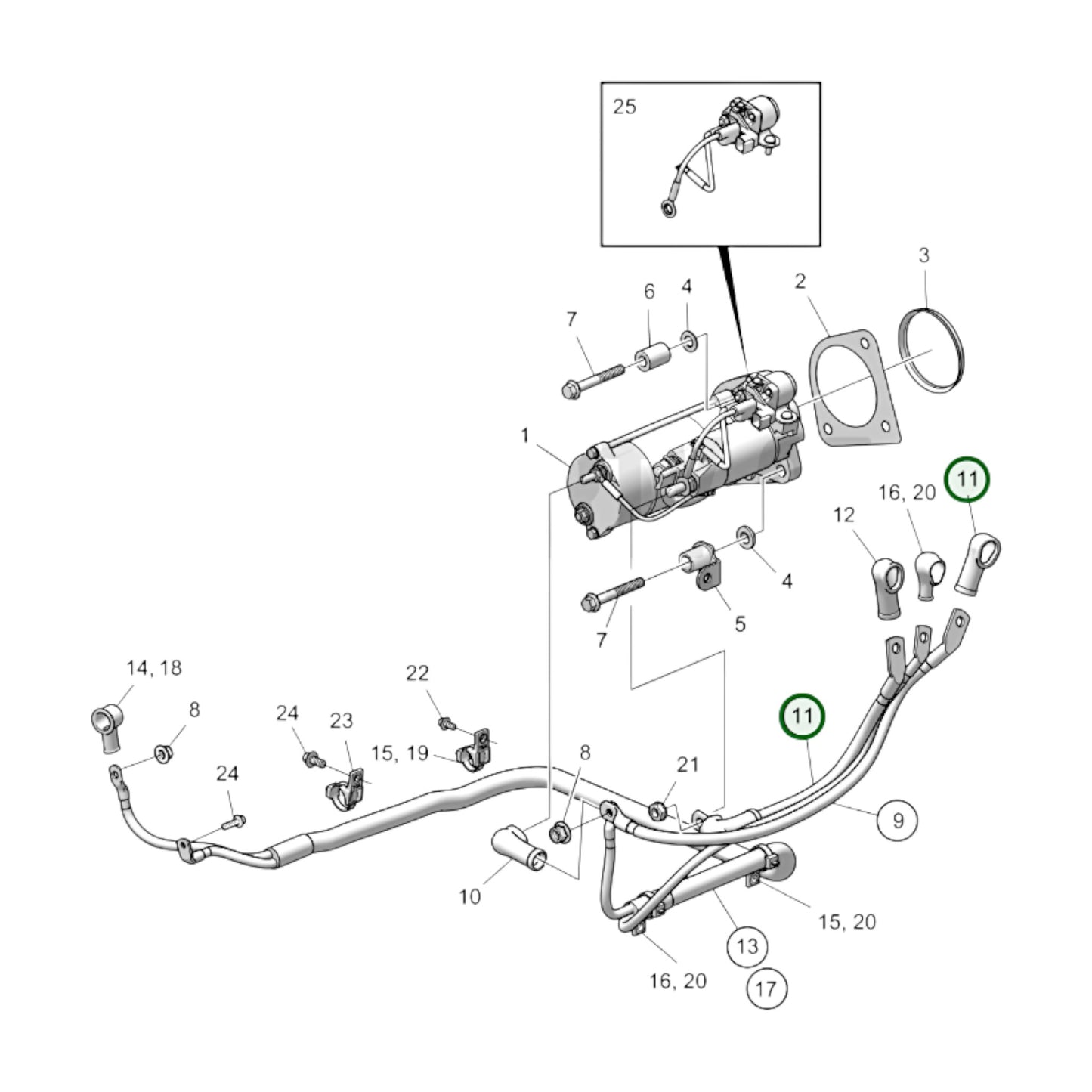 Power Cable - 23543005