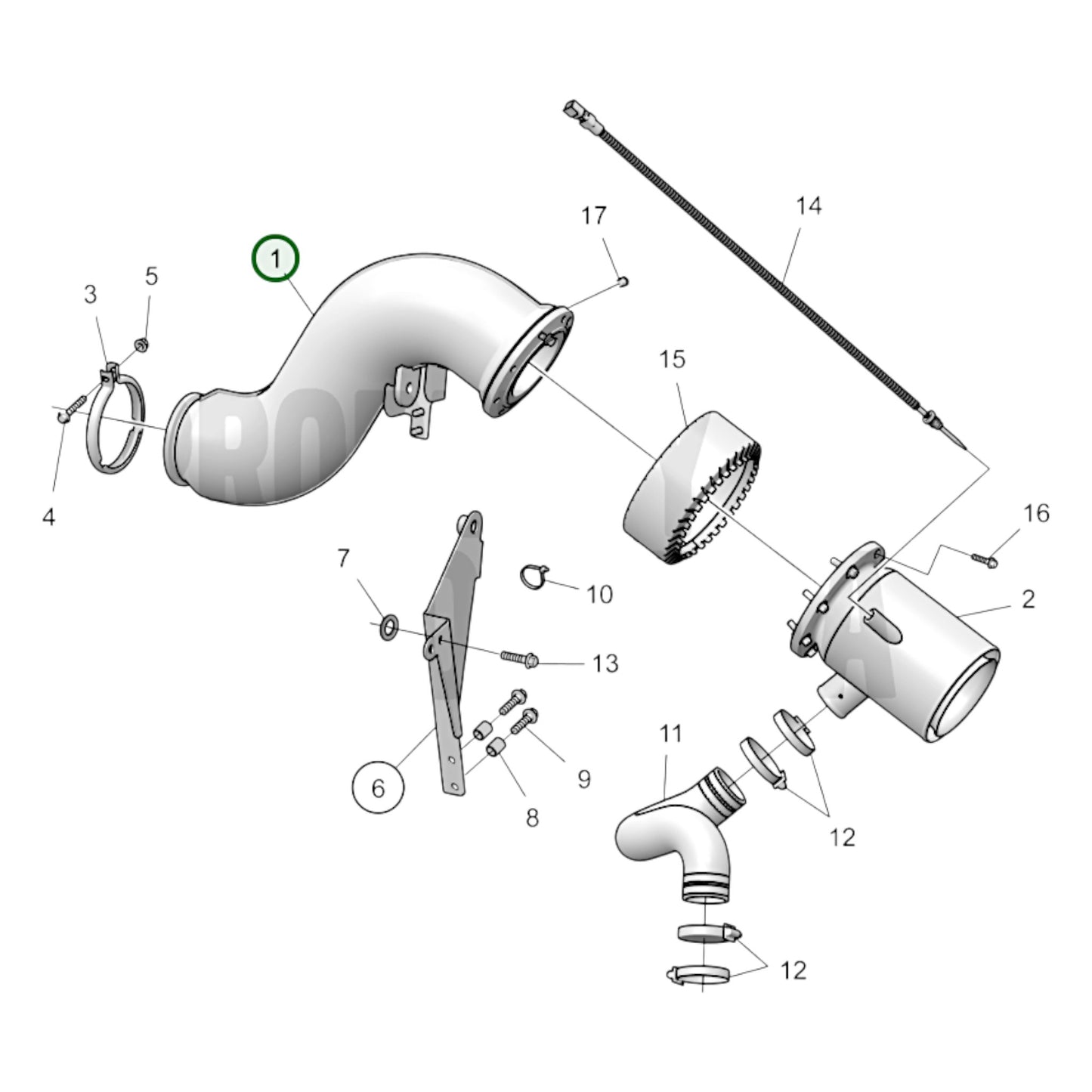23711380 - Exhaust Riser