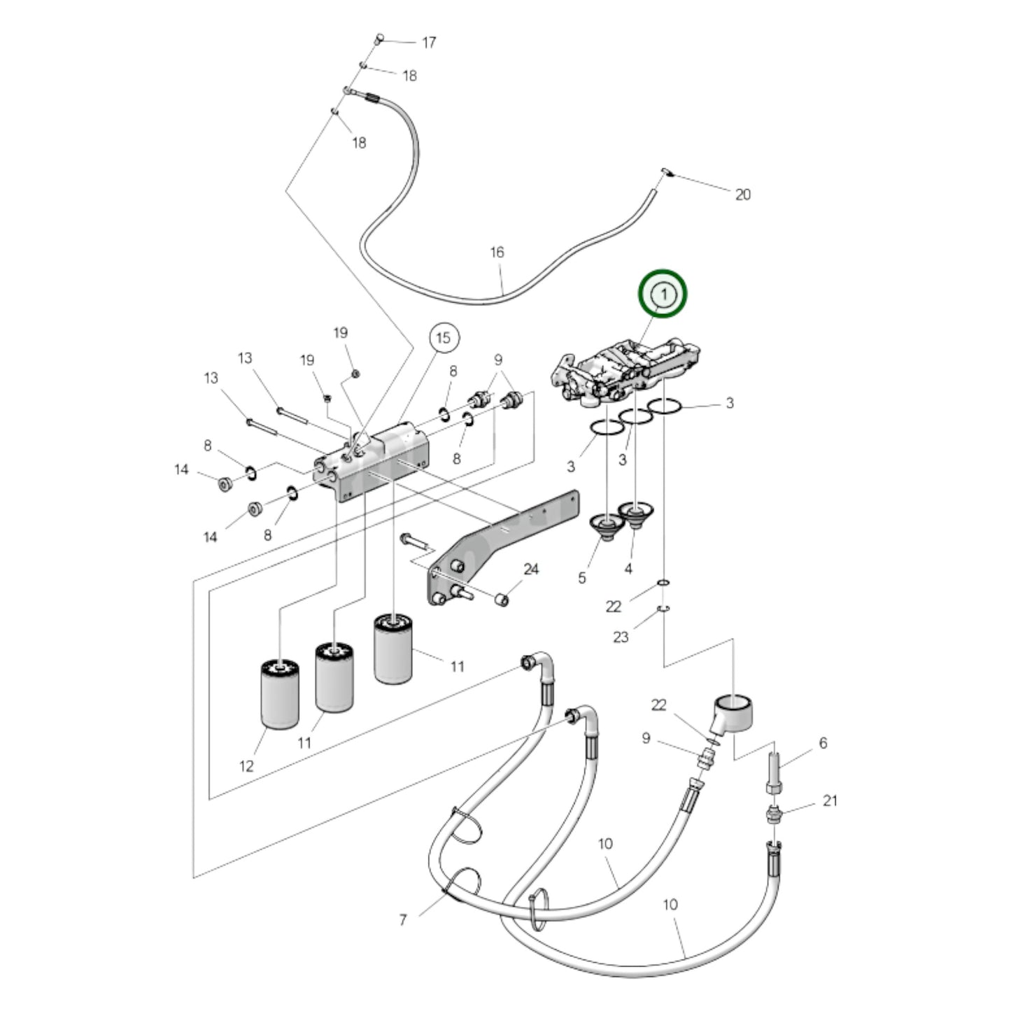 23771734 - Oil Filter Housing