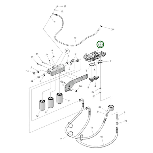 23771734 - Oil Filter Housing