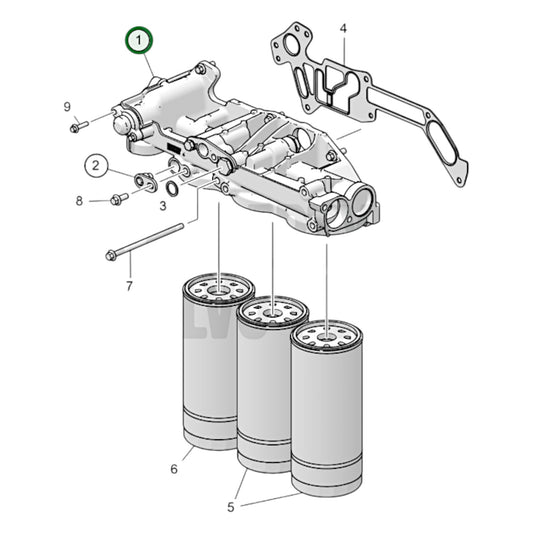 23771735 - Oil Filter Housing