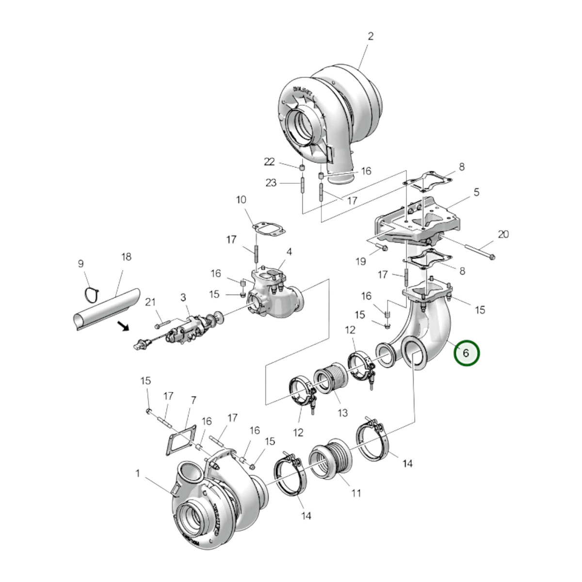 23792603 - Exhaust Pipe