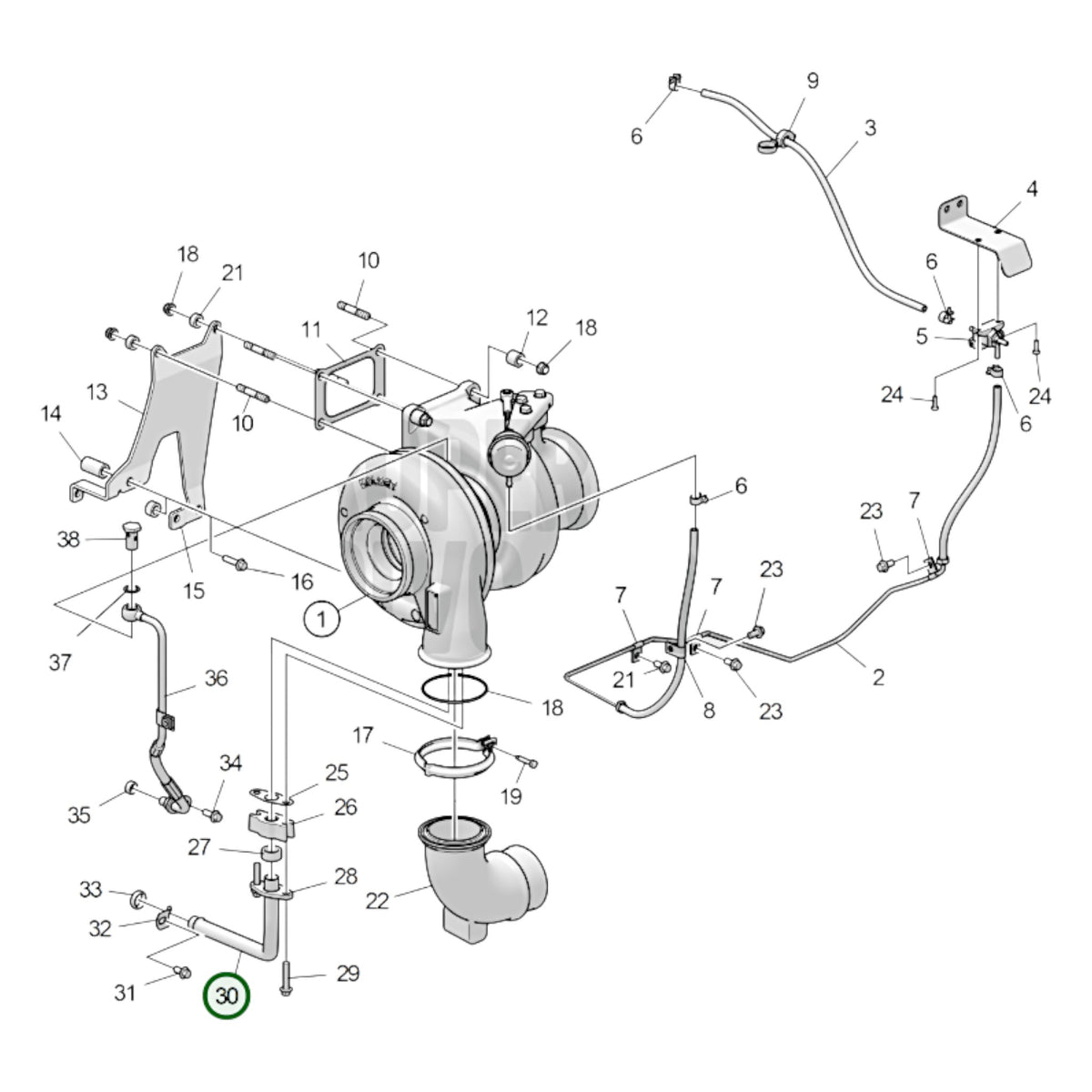 23831160 - Oil Return Pipe