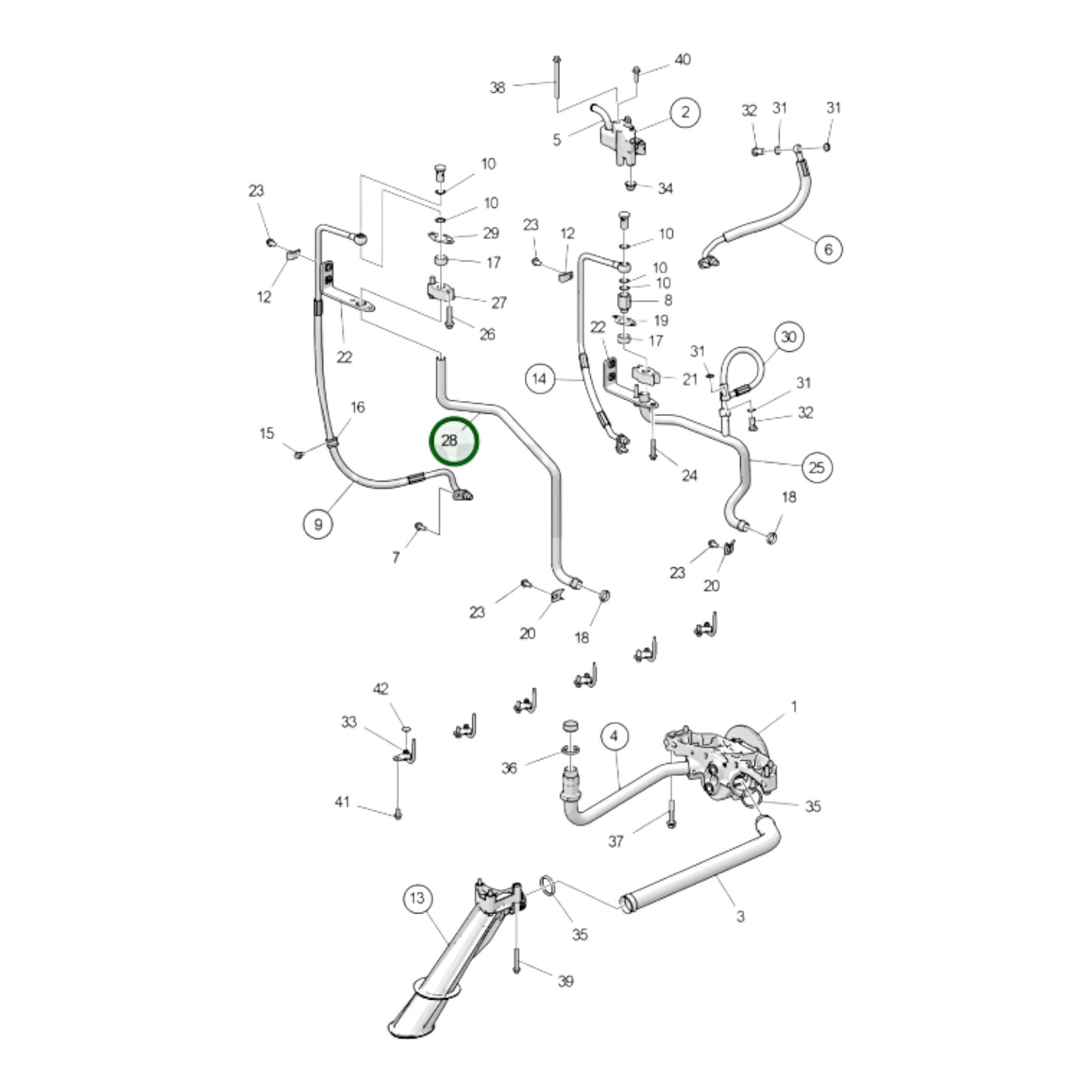 23832974 - Oil Return Pipe