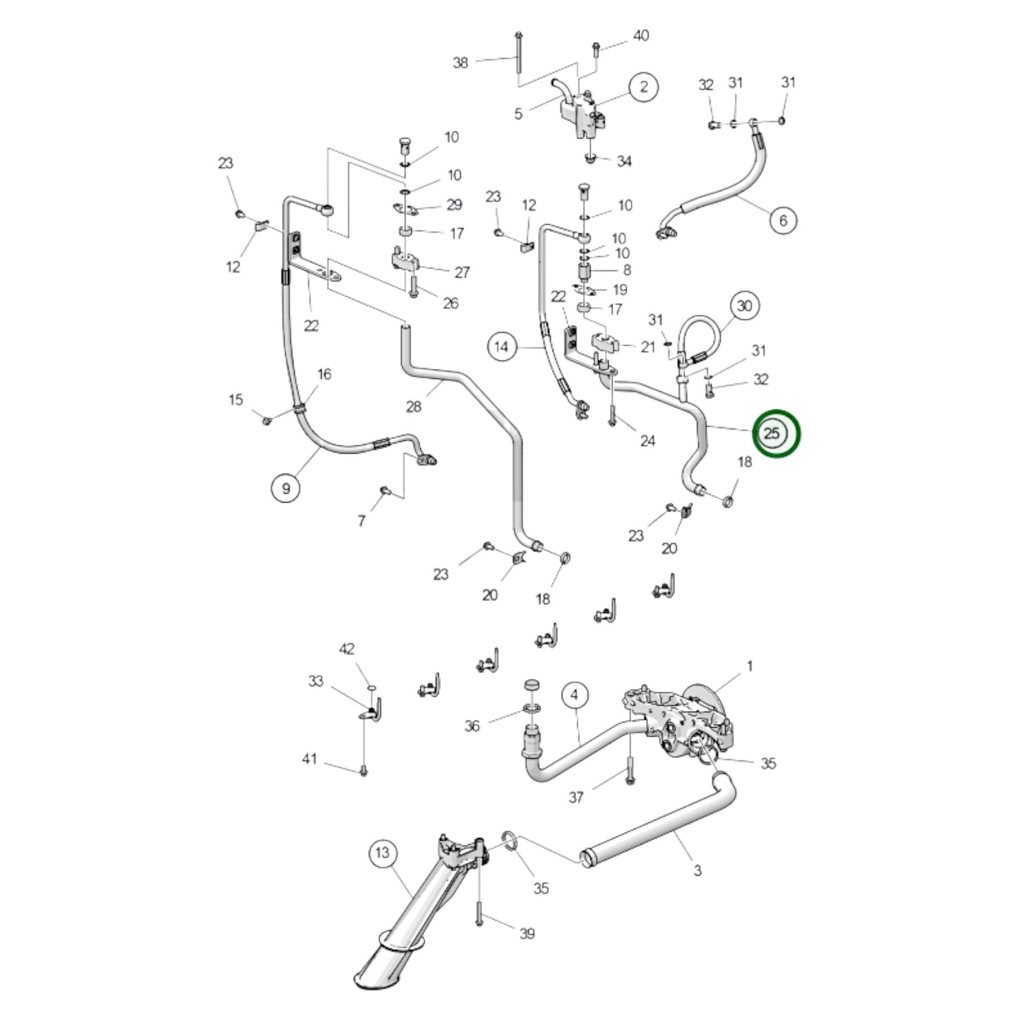 Oil Return Pipe - 23861771