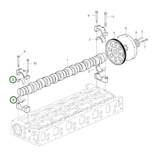 24124132 - Camshaft Bearing Kit