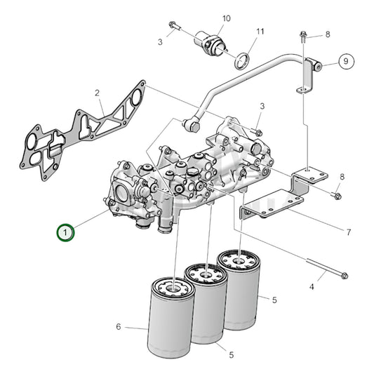 24200572 - Oil Filter Housing