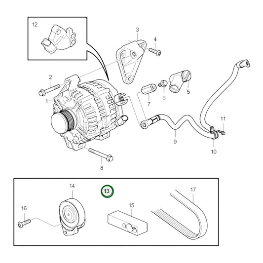 24204919 - Belt Tensioner Kit
