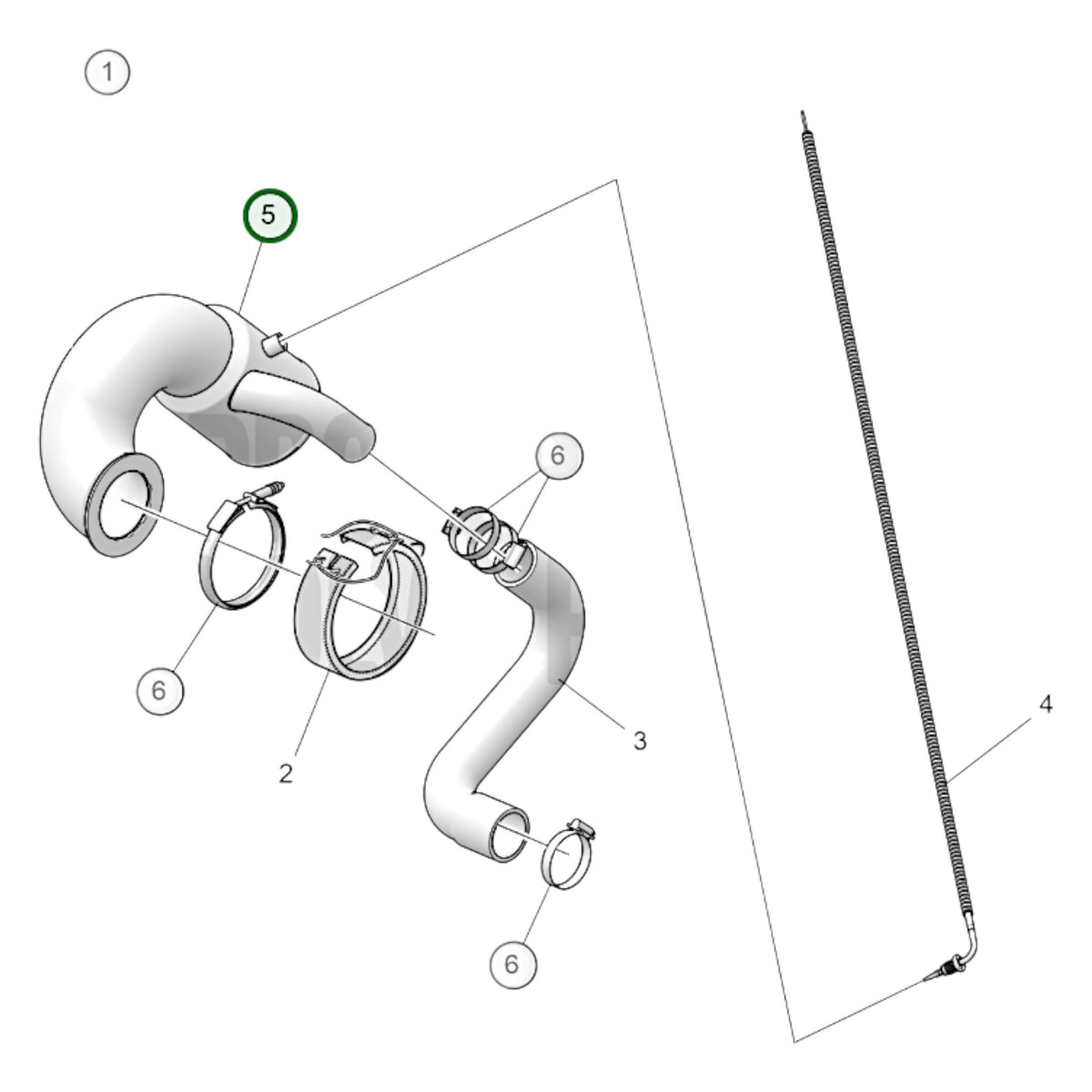 24469184 - Exhaust Riser Kit