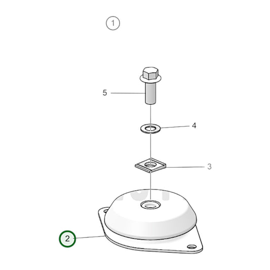 24625284 - Rubber Cushion