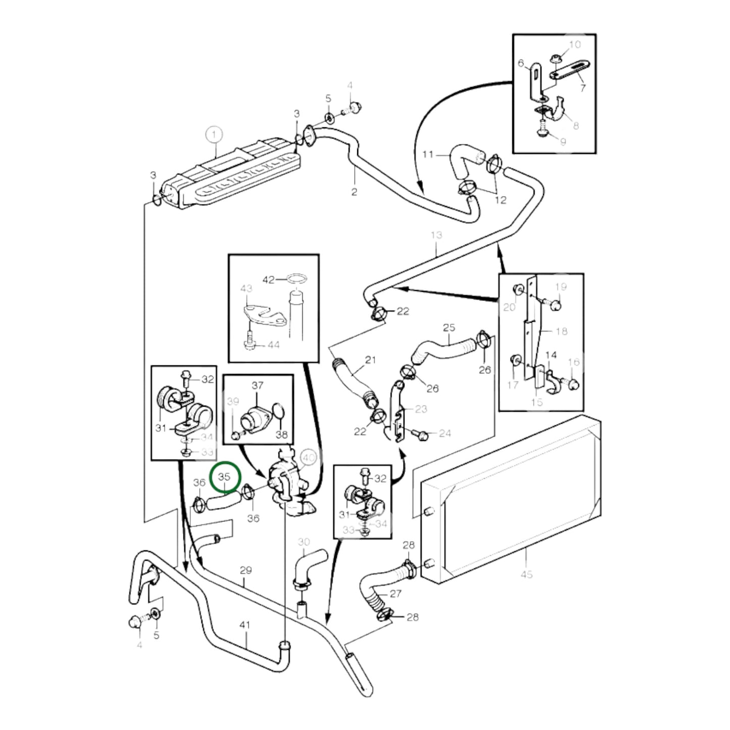 3031077 - Radiator Hose