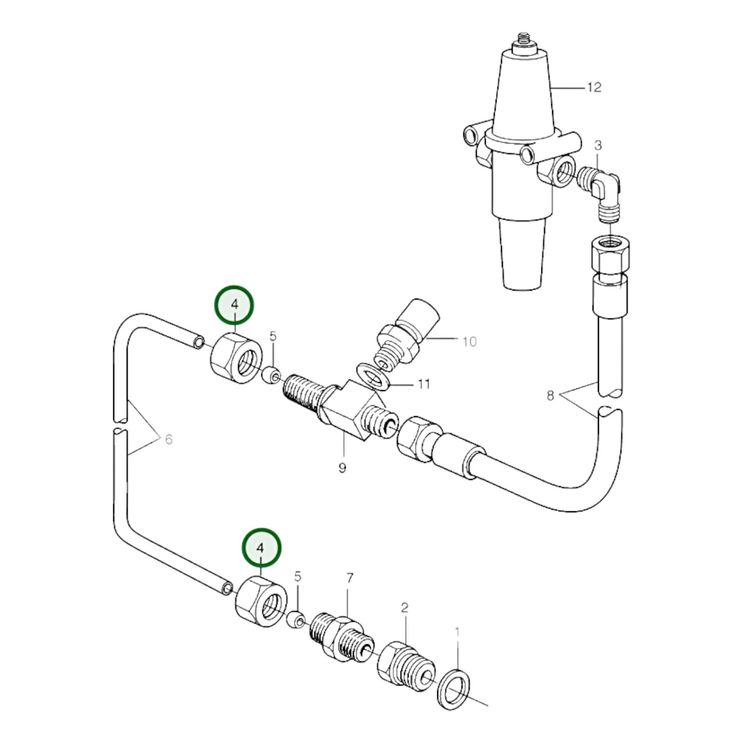 354145 - Fitting Nut