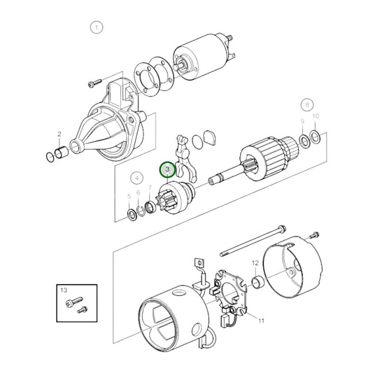 3580212 - Starter Pinion