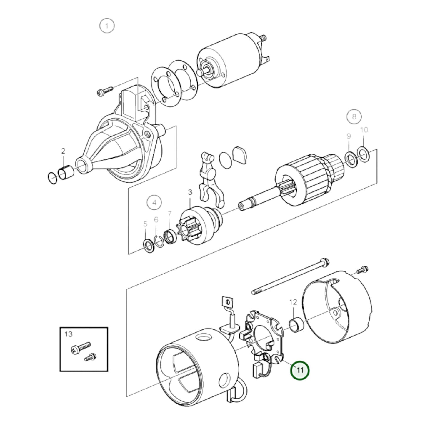 3580217 - Brush Retainer Plate