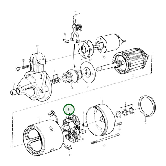 3580439 - Brush Retainer Plate