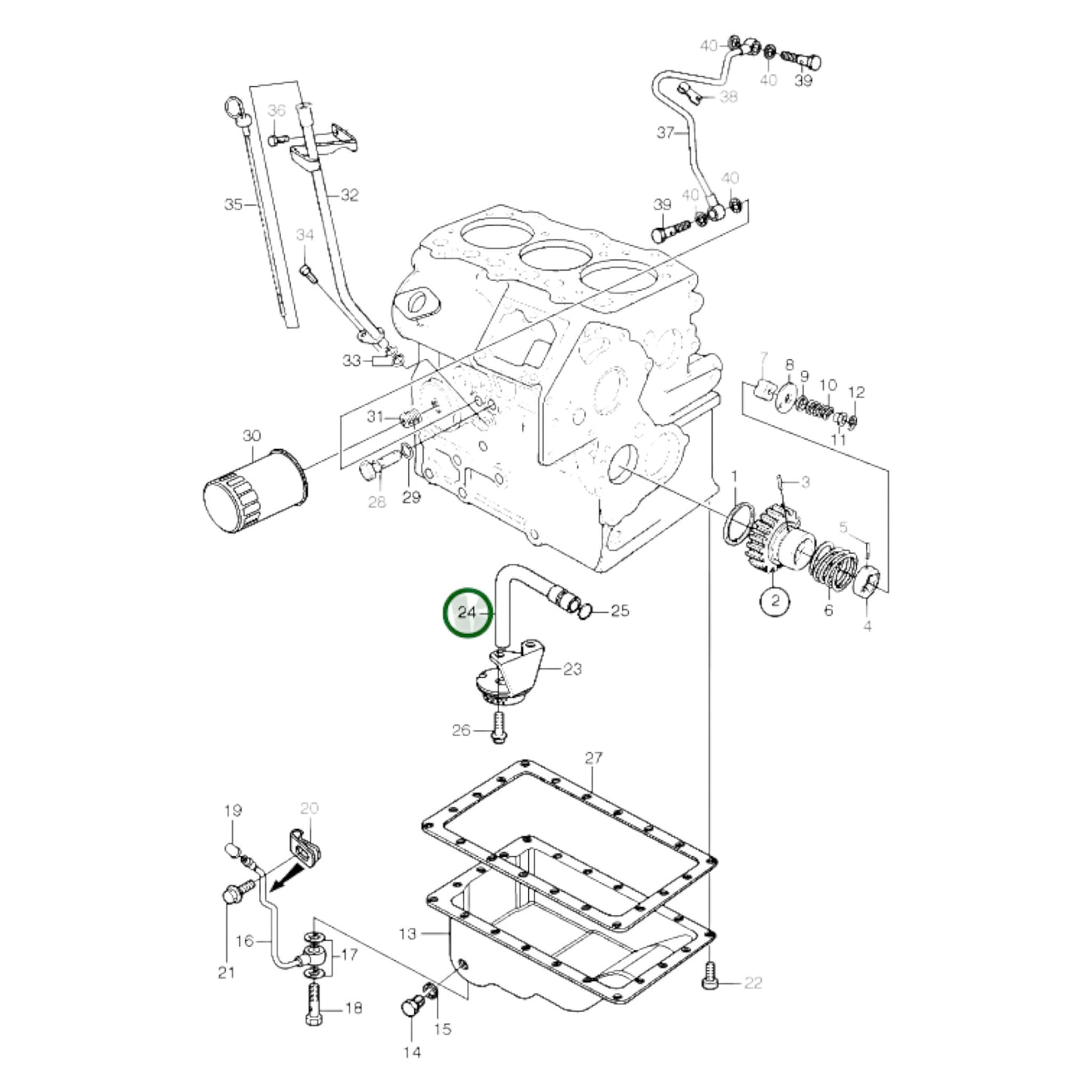 3580573 - Suction Pipe