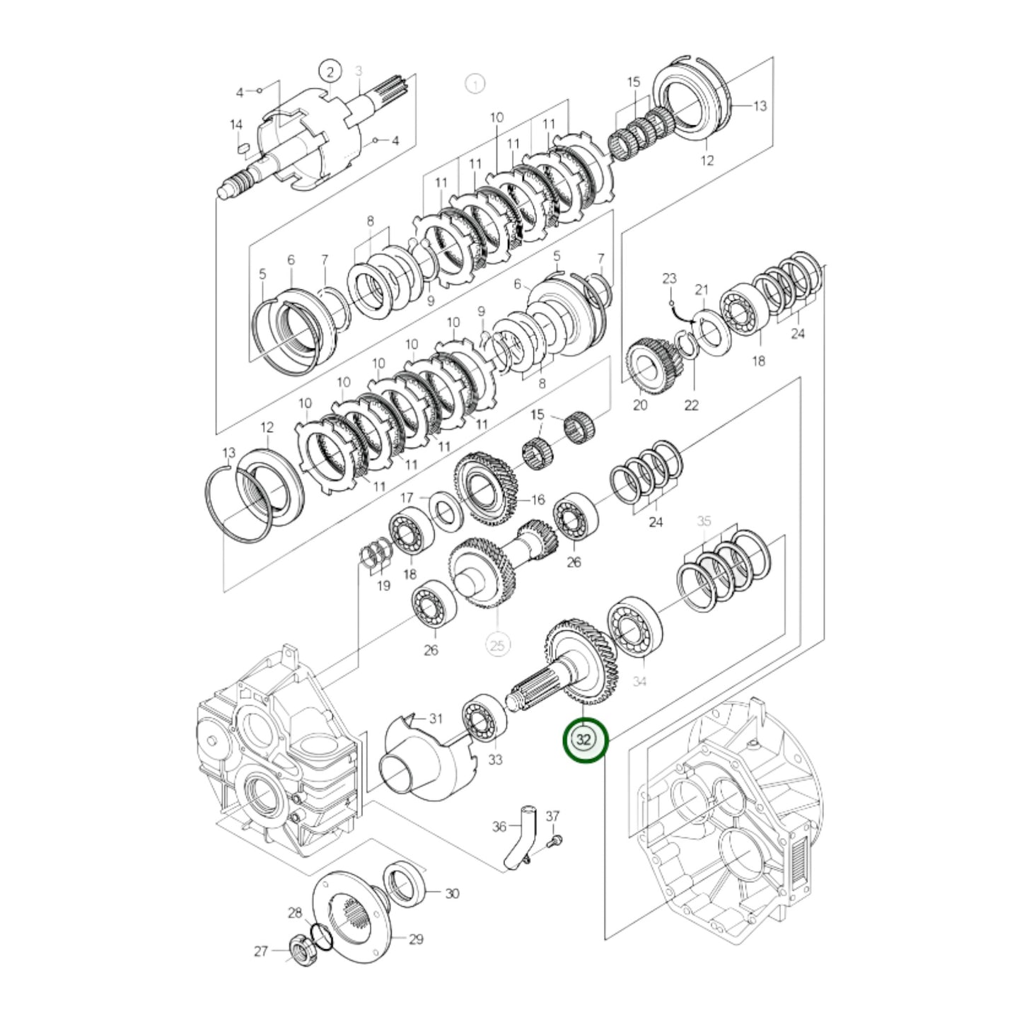 3582158 - Output Shaft