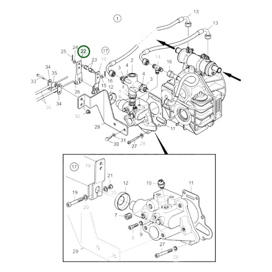 3582220 - Engagement Lever