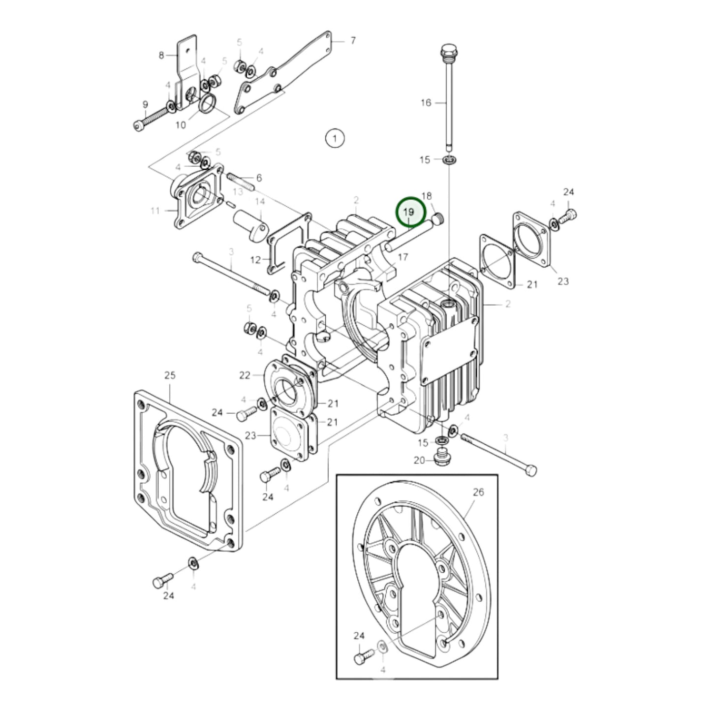 3582463 - Fork Shaft