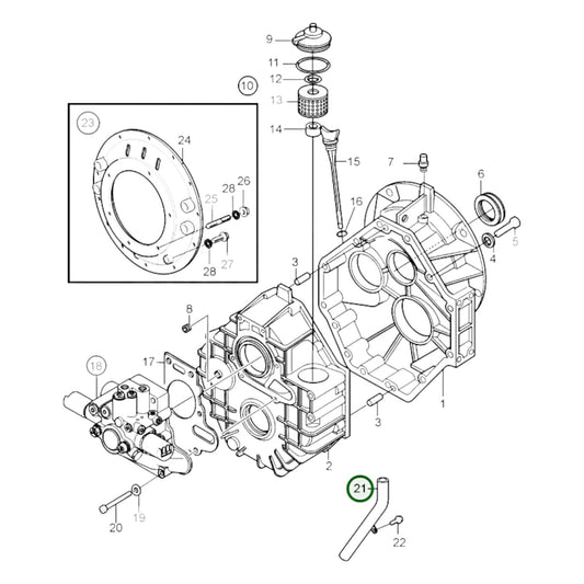 3584173 - Suction Pipe