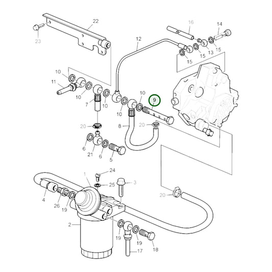 3584469 - Hollow Screw