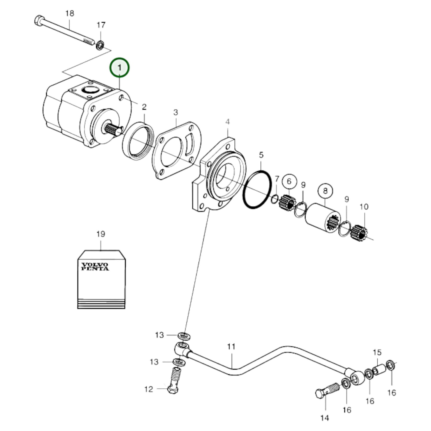 3586612 - Hydraulic Pump
