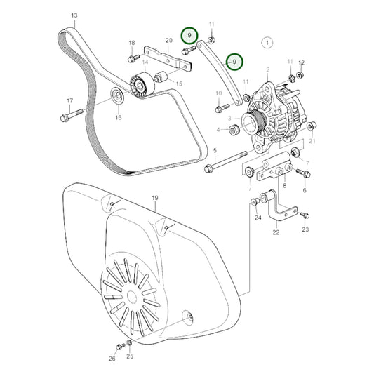 3586753 - Alternator Bracket