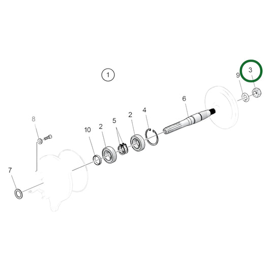 3587886 - Hexagon Nut