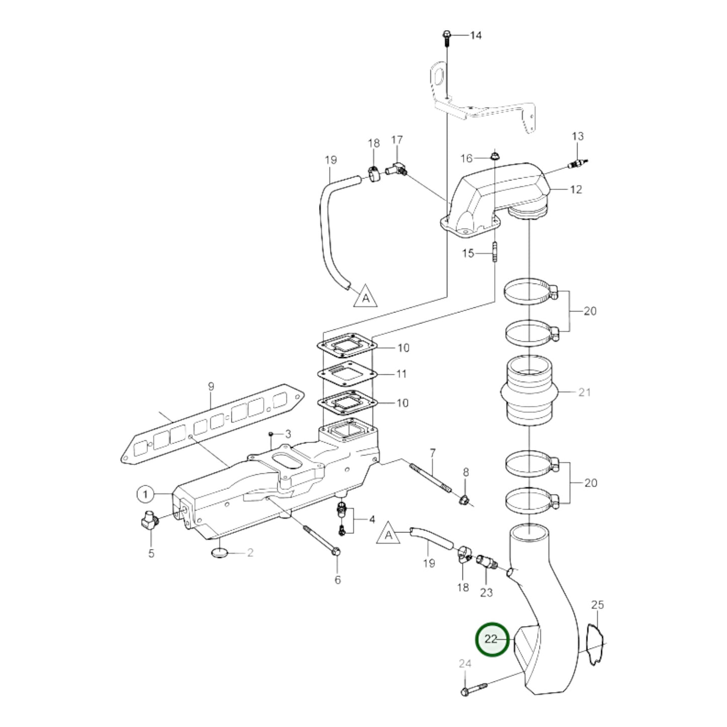 3588686 - Exhaust Pipe Kit