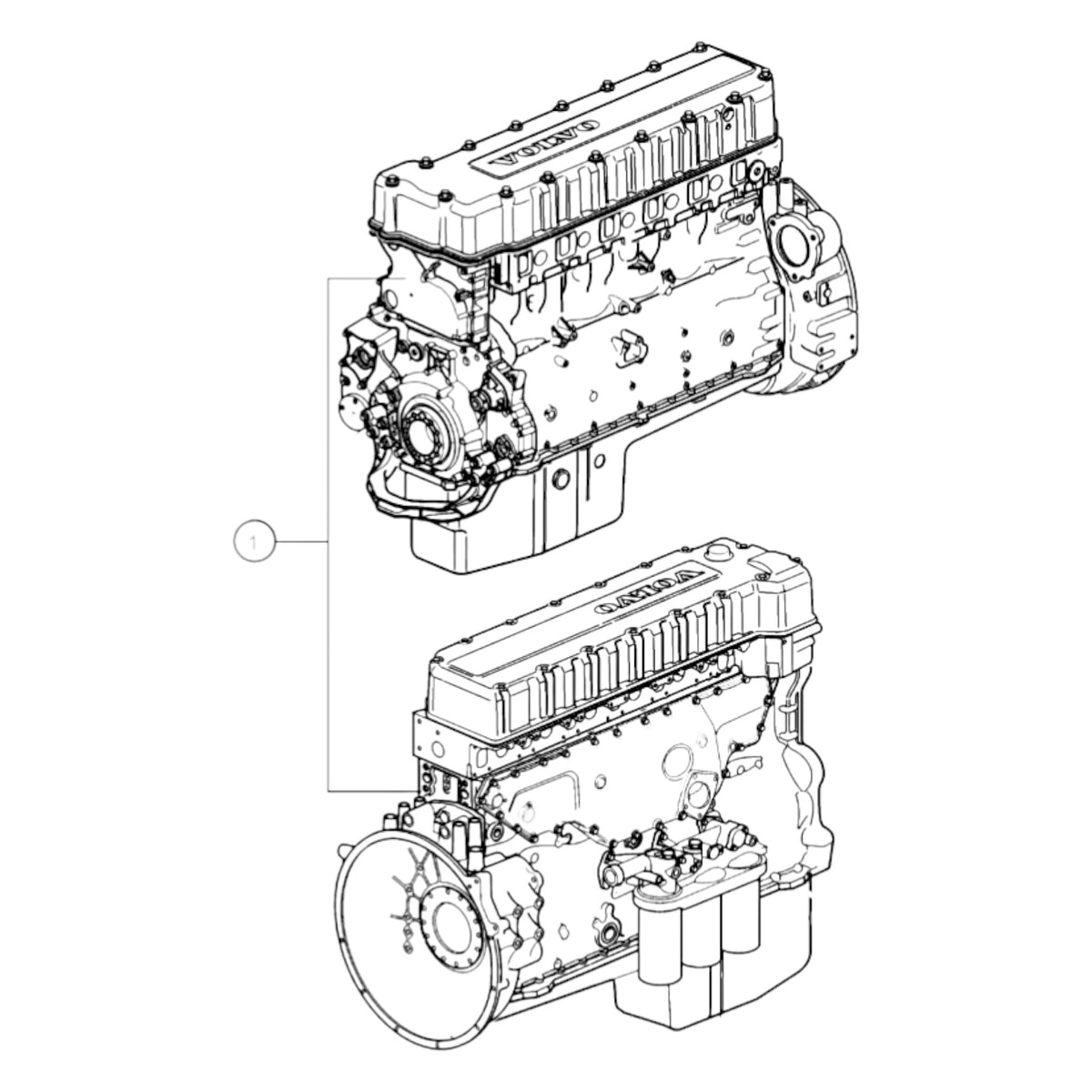 3801101 - Longblock Engine