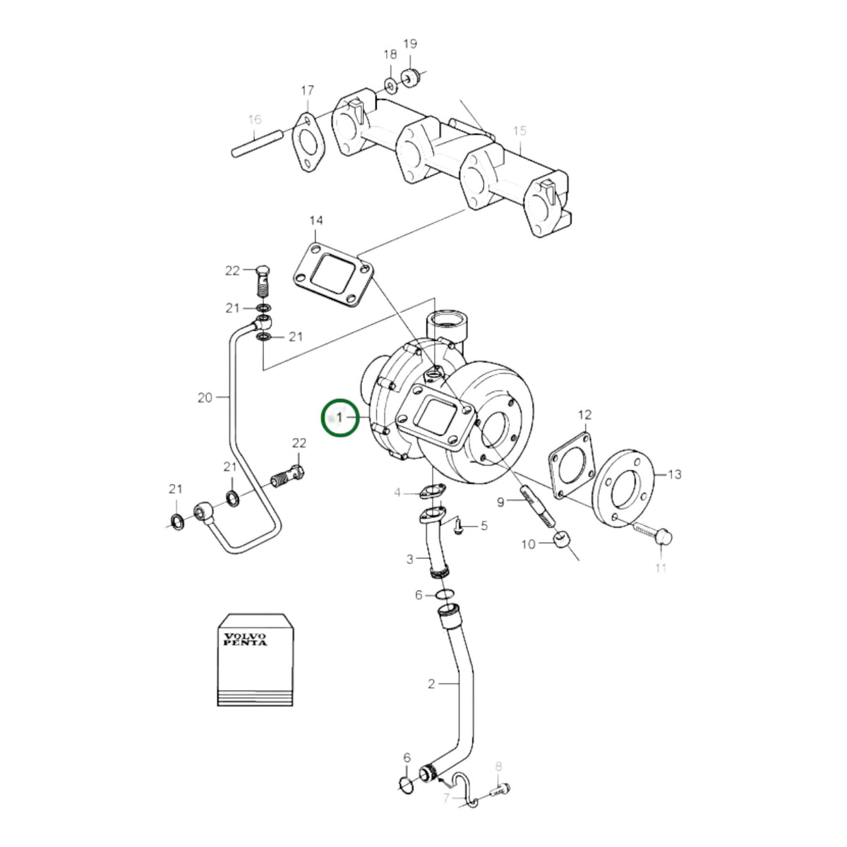 3801245 - Turbocharger, Reman