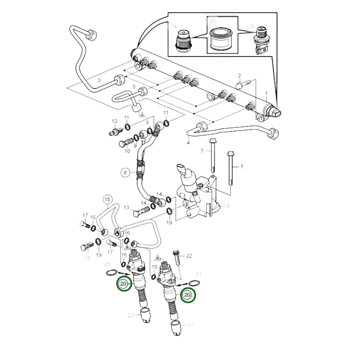 3801276 - Injection Pump, Reman