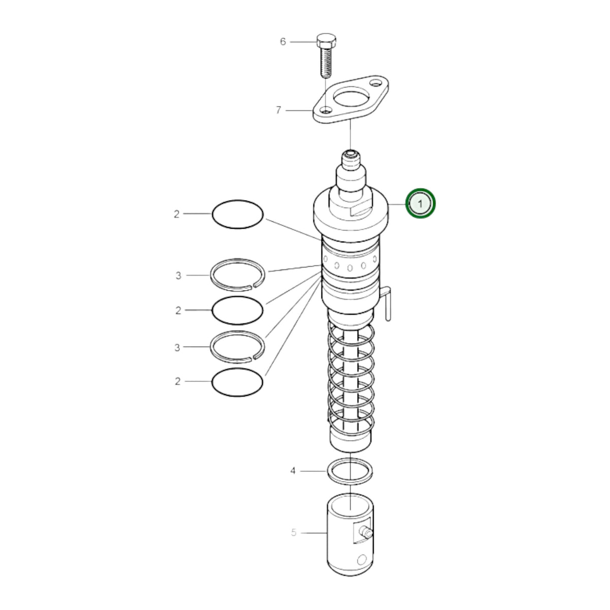 3801309 - Injection Pump, Reman
