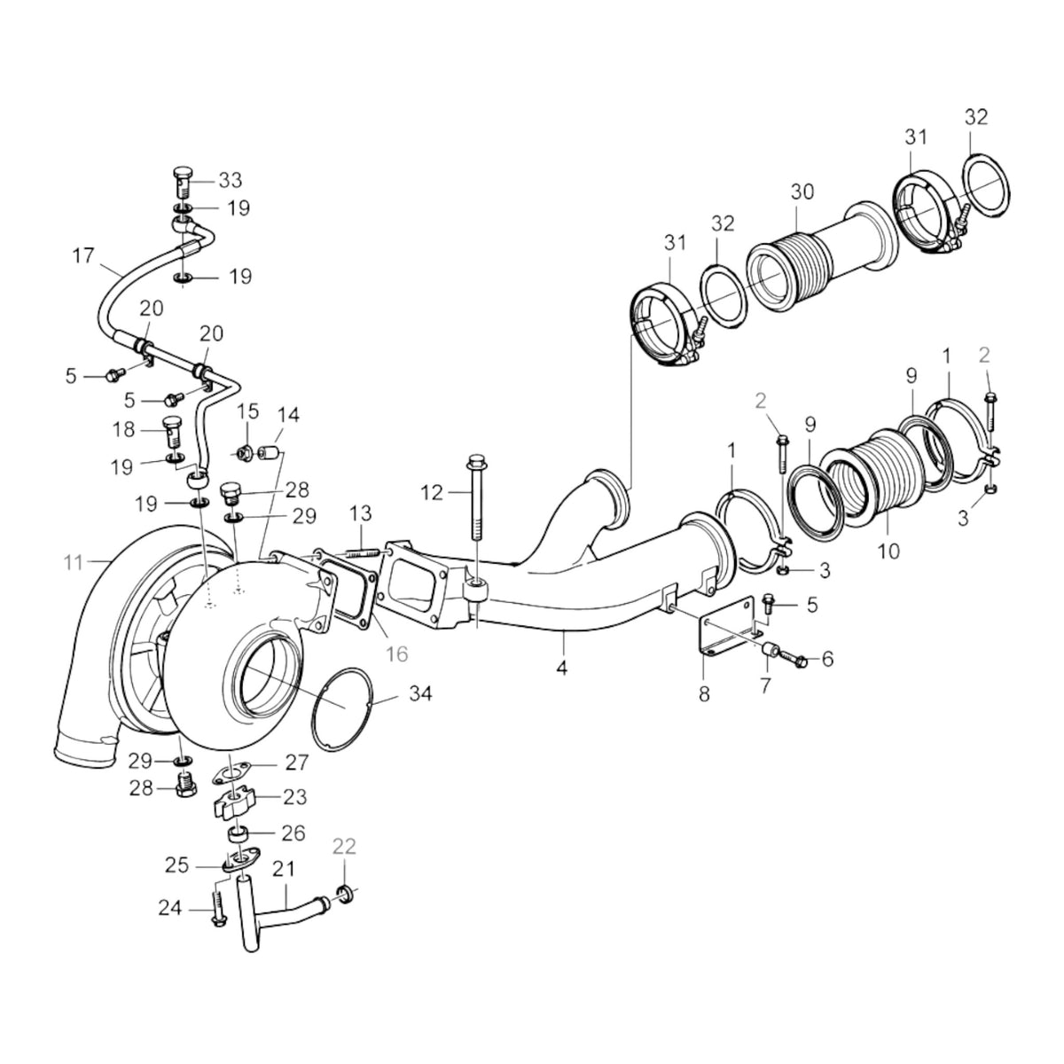 3801318 - Turbocharger, Reman