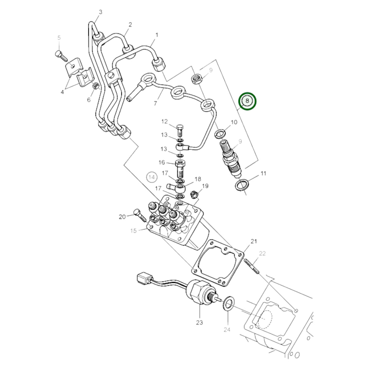 3801339 - Unit Injector, Reman