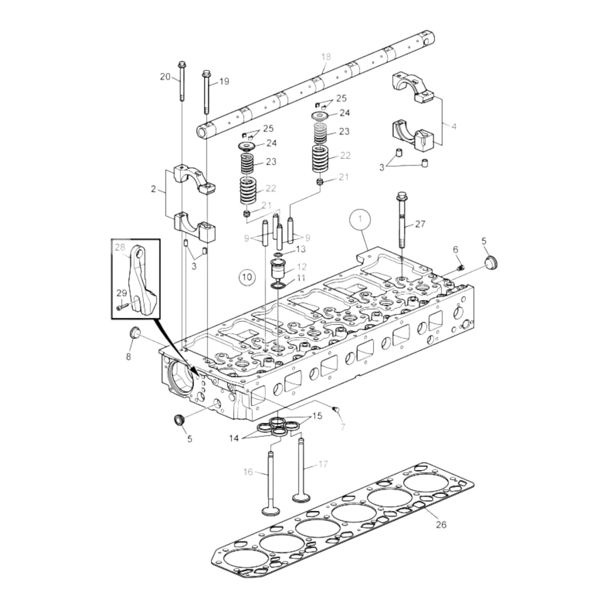 3801547 - Cylinder Head, Reman