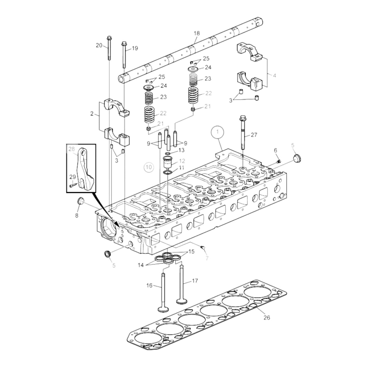 3801565 - Cylinder Head, Reman