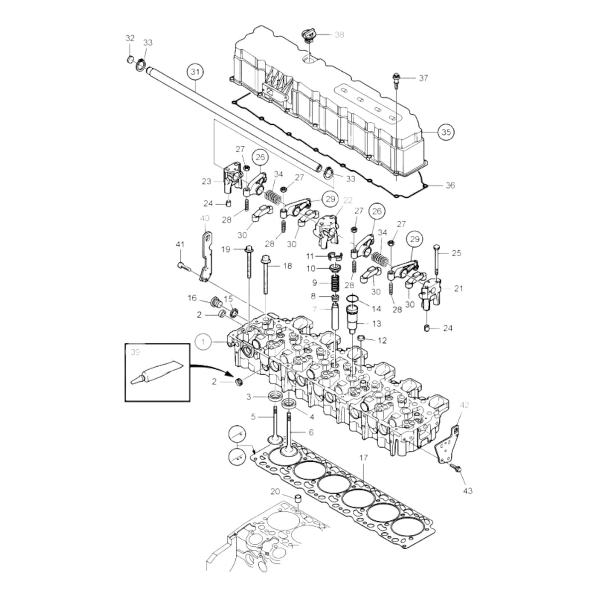 3801588 - Cylinder Head, Reman