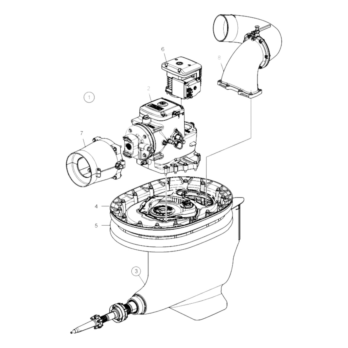 3801721 - Lower Gear, Reman