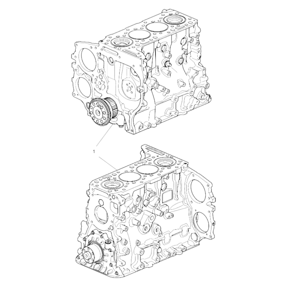 3801826 - Shortblock, Reman