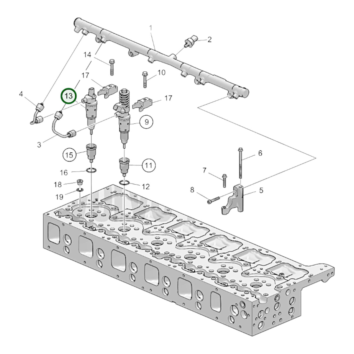 3801898 - Injector, Reman
