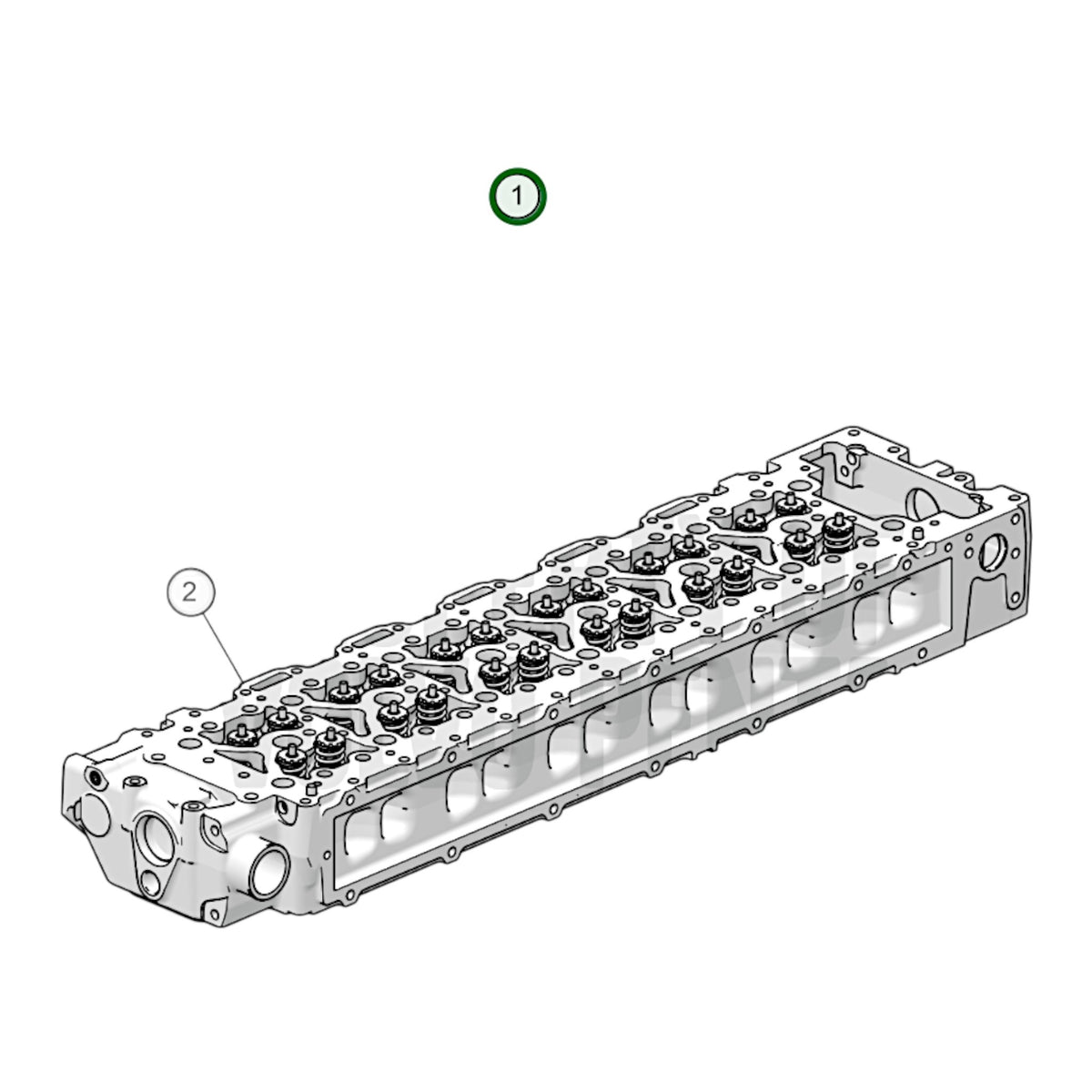 3801916 - Cylinder Head, Reman