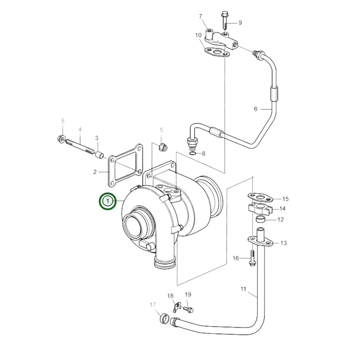 3802156 - Turbocharger, Reman