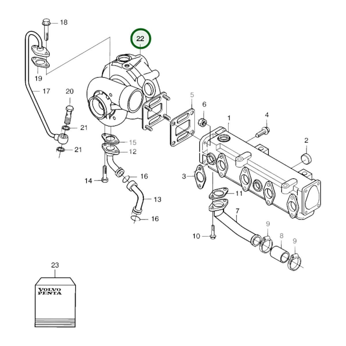 3802173 - Turbocharger, Reman