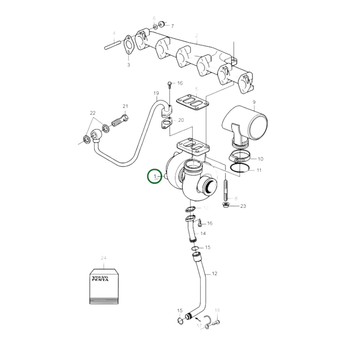 3802180 - Turbocharger