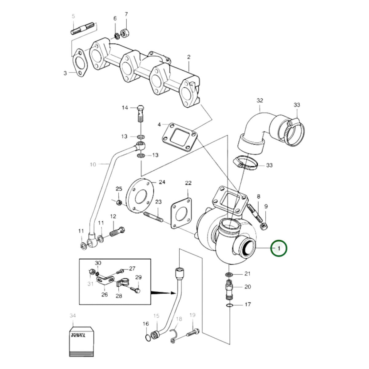 3802185- Turbocharger